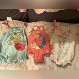 Mud pie mermaid outfit lot
